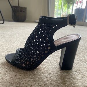 Madden Girl Black Heeled Bootie